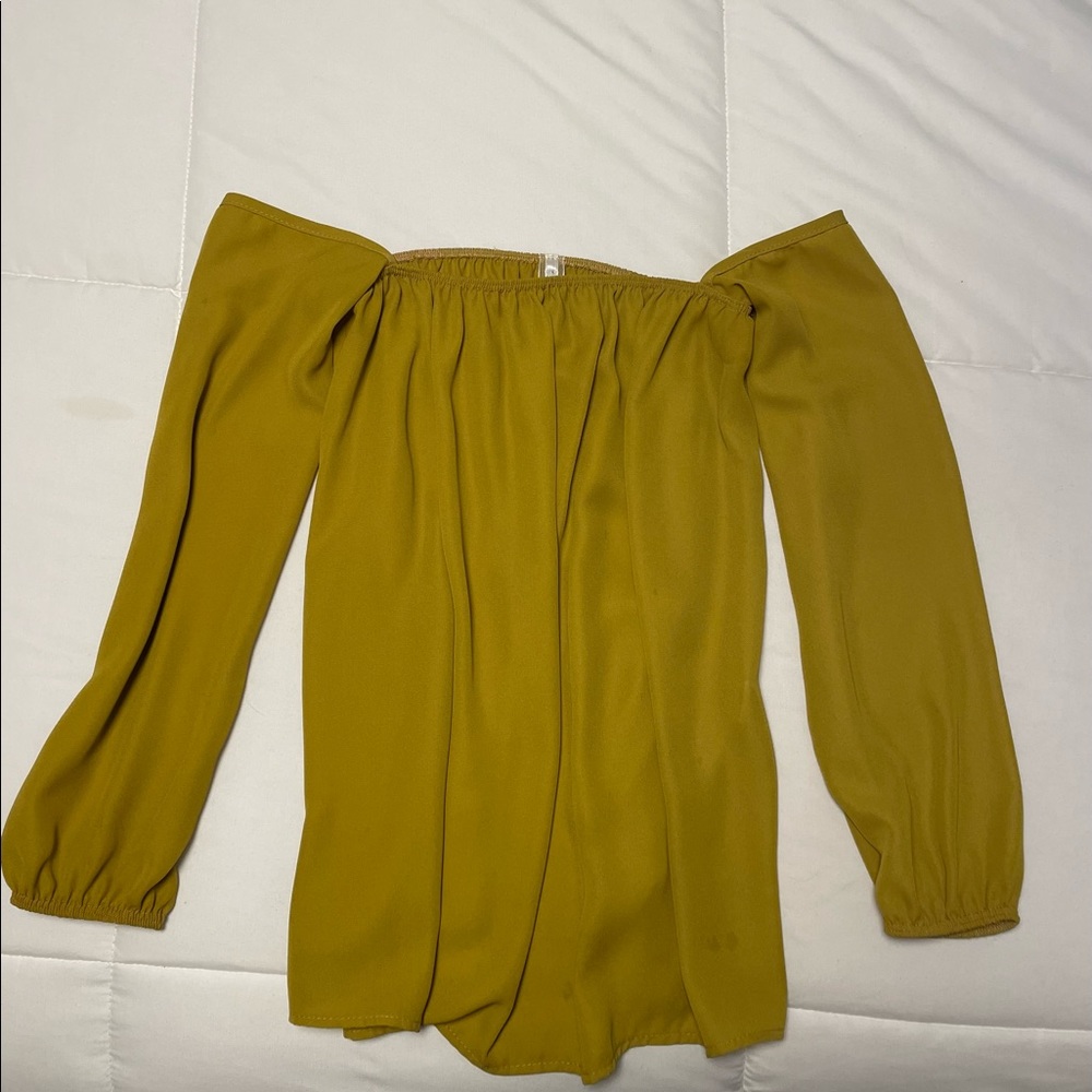 Off the shoulder blouse from Bloomingdale’s- emetla brand